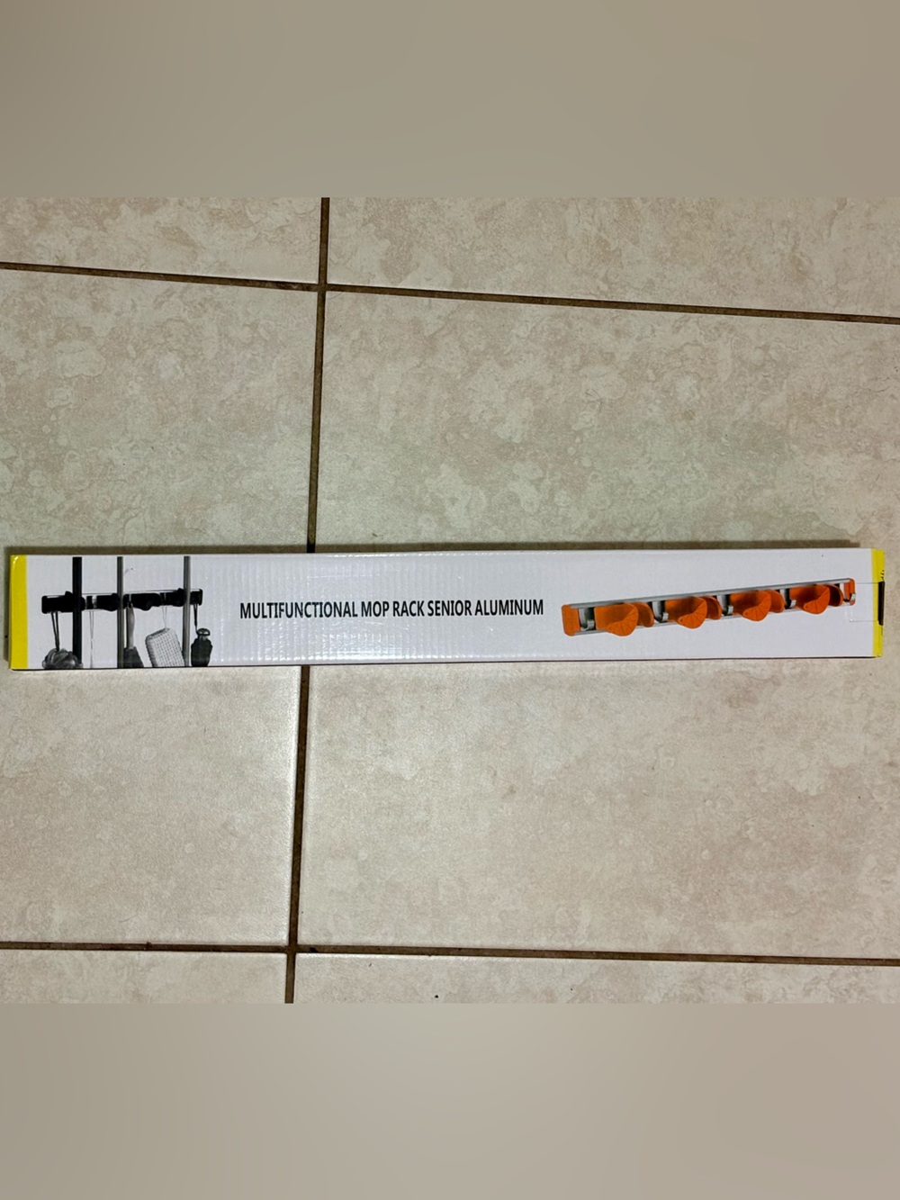 Multifunctional Mop Rack Organizer with Hooks